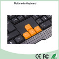 Califique un teclado de computadora atado con alambre del juego del precio bajo de la alta calidad (KB-1688M-G)